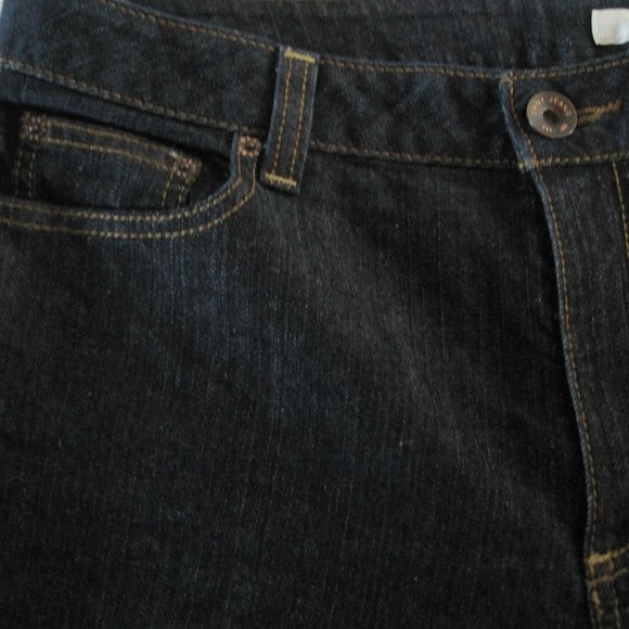 DKNY Women’s Straight Leg Dark Denim Jeans - Size 14X32 - Picture 4 of 10